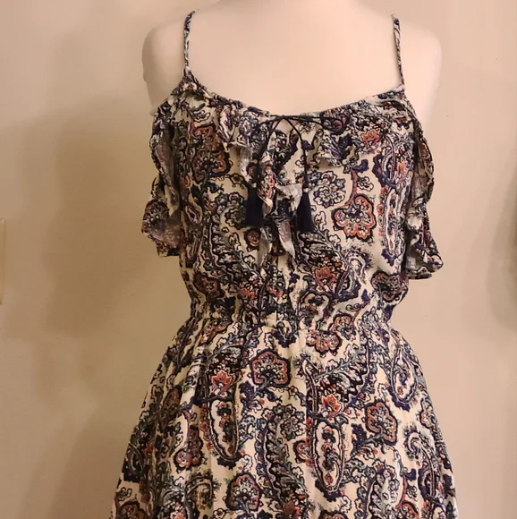 American eagel outfitters size XS white/multi dress - Picture 1 of 12